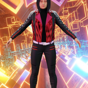 Your Rock star Avatar Lyorc wears "Bite Me" By Madamodel, The best of Metaverse Fashion